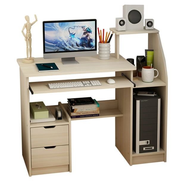 Details about  / Computer Desk PC Laptop Table Workstation Study Home Office w//Shelf /& Drawer